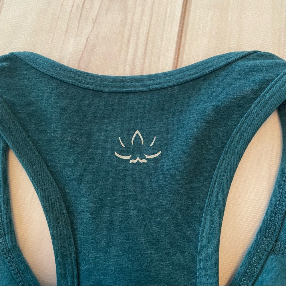 Beyond Yoga Lift Your Spirits Sports Bra Women's XS Teal Blue Green Soft Stretch - Picture 6 of 10